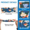 6Pcs Kids Sweatbands Boys Headbands for Sports Breathable Elastic Kids Sweatbands Non Slip Soccer Headbands for Boys Youth Baseball Basketball Running Exercise Sweat Absorbing Hairband view 2
