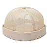 Men Women Solid Brimless Cap Mesh Quick Drying Adjustable Breathable Sport Outdoor Hats Hip Hop Cap (Beige, One Size) view 2