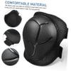 BESPORTBLE Elbow and Knee Pads Protective Gear for Skating and Snowboarding Comfortable Sandwich Mesh with Touch Fasteners Lightweight and Snug Fit view 2