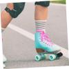 2pcs Skate Brakes Roller Skates Electric Skateboard Knee Pad Skate Board Roller Skates for Toe Stops Skateboard Accessories Skateboarding Caster Wheels Screws Metal Black view 3