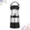 Camping Lantern,LED Solar Camping Lantern Flashlight Solar Powered Emergency Light Retractable Lamp with Battery for Outdoor Camping Hiking view 2