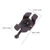 CHEOTIME Bike Rack for Garage, Bike Wall Mount Hanger Electric Bicycle Charger Handlebar Hook Holder Organizer Drop Resistant Collector 360 Degree Rotating view 2