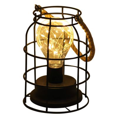 Camping Lantern,Emergency Warm Outdoor Survival Black Gear Hanging Industrial Home Reading Multi-Function Powered Lamp