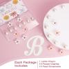 SANUIU Flower Letter Charms Accessories for Rubber Bag, Insert Decorative Flower Charms for Rubber Bag Beach Totes view 2