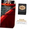 BIUDECO 2pcs Boat Nut Kayak Slide Track Nut Kayak Mount Base Canoe Mounting Base Fishing Rod Holder Side Mount view 2