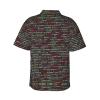JIPOFD Programmer Programming Code Men's Hawaiian Shirt Short Sleeves Button Down Summer Beach Casual Shirts Black, 3X-Large view 3