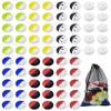 70 Pack Practice Golf Balls, 42mm Rubber Golf Training Ball, Hollow Airflow Limited Flight, Mini Soft Plastic Balls for Home Putting or Backyard Swing, Driving Range Indoor or Outdoor, Women & Men view 1