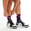 For Bare Feet NBA NEW ORLEANS PELICANS Splatter Logo Crew Sock Size Large view 2
