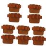 5 Pairs Weightlifting Gloves Barbell Palm Guard Lifting Training Supplies Grip Pads for Weight Lifting Weightlifting Palm Pad Gym Gloves for Men Fitness Supplies Palm Protector view 1