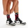 For Bare Feet NBA MIAMI HEAT Logo Zoom Mesh Primary Crew Sock Youth view 2