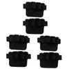 3pairs Gym Hand Grips for Weightlifting Non-Slip Palm Pads for Pull Ups and Fitness Training Breathable Open-Finger Design for Men for Outdoor Sports and Workouts view 1