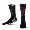 For Bare Feet NBA CLEVELAND CAVALIERS Digi Mashup Crew Sock Youth view 1