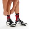 For Bare Feet NBA TORONTO RAPTORS Digi Mashup Crew Sock Youth view 2