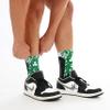 For Bare Feet NBA BOSTON CELTICS Splatter Logo Crew Sock Youth view 2