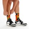 For Bare Feet NBA PHOENIX SUNS Logo Zoom Mesh Primary Crew Sock Youth view 2