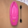 The Wave 6' Youth Kayak with Paddle. Designed for Stability and Safety, It's The Perfect Choice for Young Paddlers Ready to Conquer The Water (Pink, 2 Pack)