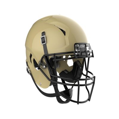 League Outfitters Schutt Youth Vengeance A11 Football Helmet with Facemask (Metallic Vegas Gold, Small)