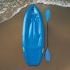 NineFit Basics The Wave 6' Youth Kayak with Paddle. Designed for Stability and Safety, It's The Perfect Choice for Young Paddlers Ready to Conquer The Water (Blue, 1 Pack), 90097