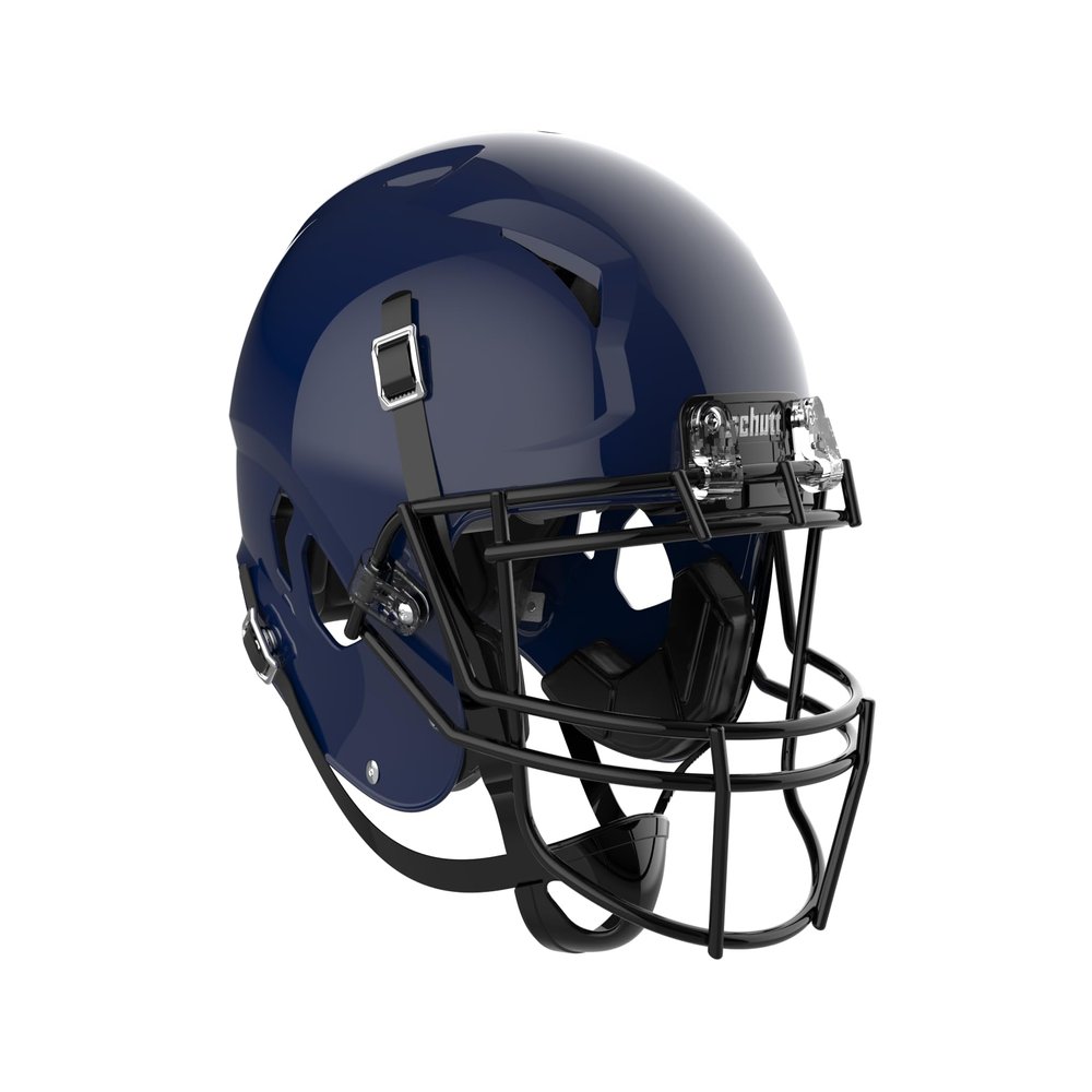 League Outfitters Schutt Youth Vengeance A11 Football Helmet with Facemask (Navy, Medium)
