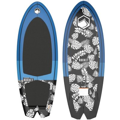 Liquid Force Rocket Wakesurfer with Handle and Rope, Blue, 4'8"