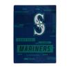 MLB Seattle Mariners Digitize Raschel Throw Blanket 60x80Inches view 1