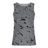 Tank Tops Men Sleeveless Big and Tall Crewneck Tank Tops Summer Trendy Vacation Beach Tank Shirts Loose Casual Shirt Gray view 3