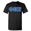 Phi Beta Sigma Twill Letter Shirt Black - Small view 1
