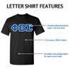 Phi Beta Sigma Twill Letter Shirt Black - Small view 2