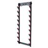 FOXSMZZ Sword Holder Wall Mount Velvet Padded Samurai Sword Stand Display Katana Wakizashi Tanto Wall Hanger Sword Rack (9-Tier)