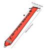 Alomejor High Visibility Inflatable Diving SMB Marker Buoy Accessory with Reflective Strip for Quick Storage (Red) view 2