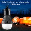 FLY2SKY Tent Lamp Portable LED Tent Lights 5 Packs Hook Hurricane Emergency Lights LED Camping Light Bulb Camping Tent Lantern Bulb Camping Equipment for Camping Hiking Backpacking Fishing Outage view 2