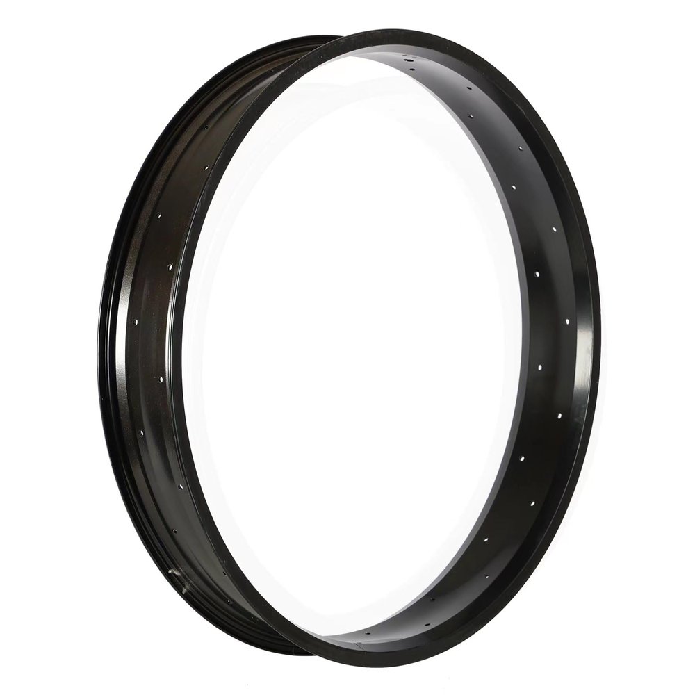 MICARGI 29-inch 75mm Width Fat Tire Bicycle Rim - Lightweight Aluminum Alloy Rims for Beach Cruiser, Fat Bikes and Stretched Chopper Bikes (RM-TR752936-MBK)