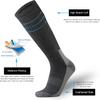 SoxDaddy Thick Cushion Socks for Men 3Packs Warm Work Heavyweight Cotton Breathable Thermal Warm Socks(US10-13, Gray) view 3