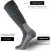 SoxDaddy Thick Cushion Socks for Men 3Packs Warm Work Heavyweight Cotton Breathable Thermal Warm Socks(US10-13, Gray) view 4