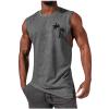 Men's Muscle Tank Tops Summer Swim Beach Casual Sleeveless T-Shirts Gym Bodybuilding Workout Training Athletic Vests view 1