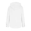 NineFit Basics Cotton Linen Hoodies For Men Drawstring Hooded Button Down Beach Hippie Shirt Casual Lightweight Long Sleeve Blouse White, Medium view 4
