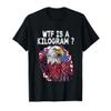 WTF is a Kilogram? Patriotic Eagle USA Funny 4th of July T-Shirt for Women Men view 1