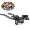 Alomejor Aerobars Aluminum Alloy TT Handlebars Rests Armrest Pads and Sponge Cushions for Road Bikes Triathlon Cycling (As Shown) view 2