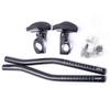 Alomejor Aerobars Aluminum Alloy TT Handlebars Rests Armrest Pads and Sponge Cushions for Road Bikes Triathlon Cycling (As Shown) view 3