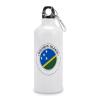 JuneLucky Solomon Islands Flag Aluminum Water Bottle 20 oz Portable Leakproof Cycling Water Bottle with Hanging Buckle Travel Tumbler for Gym Camping Hiking Outdoor Fits Most Bike Cages view 1