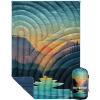 hotkoko MINI Camping Blanket,Lightweight Puffy Printed Camping Blanket Packable Outdoor Blanket for Camping,Traveling, Stadium, Hiking, Picnics view 1
