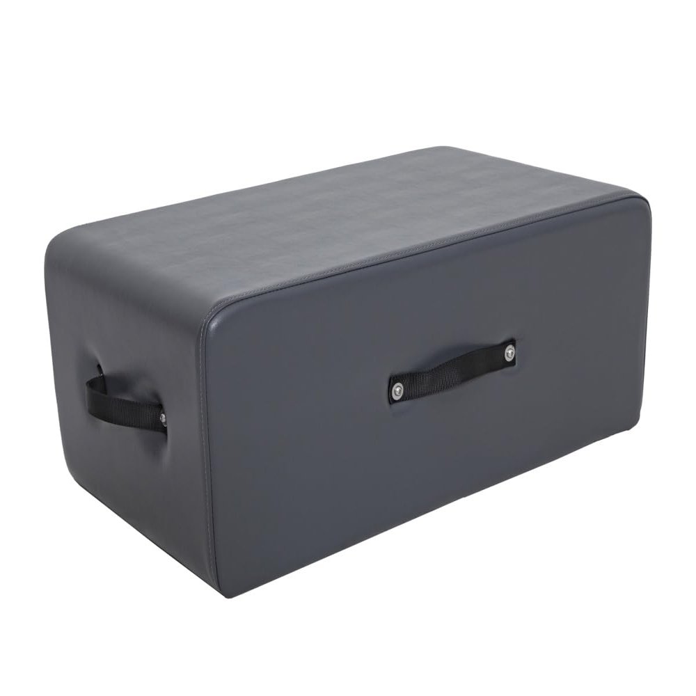 ZGSDTF Pilates Reformer Sitting Box 27.4 x 15.6 x 11.2 inches, Pilates Equipment Accessories, Suitable for Home Workouts and Professional Studio Use (Dark Grey)