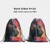 Black Cat Gymnastics Grip Bag Grip Bags for Gymnasts Watercolor Animal Drawstring Grip Bags for Towel view 3