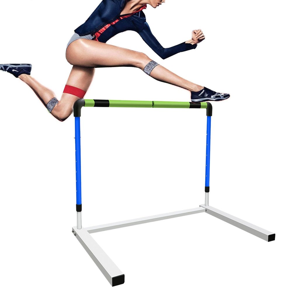 DRemdo Foam & Metal Practice Hurdles for Track and Field,for Adult Athletes, Adjustable Height 30-42in Agility Hurdles,Hurdles Training Equipment for Athletes,Easy to Install(1pcs)