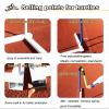 DRemdo Foam & Metal Practice Hurdles for Track and Field,for Adult Athletes, Adjustable Height 30-42in Agility Hurdles,Hurdles Training Equipment for Athletes,Easy to Install(1pcs) view 3
