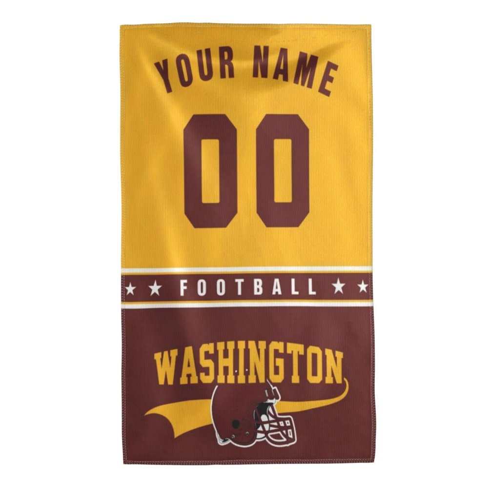 GASYWEOP football and city towels Team Name Number Sport Towel gifts for The fans 11 * 19in30 * 50cm (Towel Style-1)