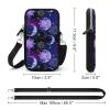 CWECVWE Men's Small Crossbody Cellphone Wallet Bag, Wallet Purses, Fashion Travel Bag With Adjustable Strap Compatible with Trippy Sun Moon Stars view 2