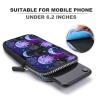 CWECVWE Men's Small Crossbody Cellphone Wallet Bag, Wallet Purses, Fashion Travel Bag With Adjustable Strap Compatible with Trippy Sun Moon Stars view 3