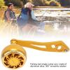 Baitcasting Reel Handle, Fishing Reel Handle Grip Aluminum Alloy Baitcasting Reel Rocker Arm Replacement 8x5mm for Fishing Enthusiasts(Gold) view 4