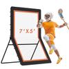 MR Lacrosse Rebounder 7x5, Throwback Net with 5 Bounce Back Rebound Angles, Pitch Back Return Net, Rebound Wall for Lacrosse, Baseball, Softball, Soccer, Football, Basketball, Volleyball, Tennis view 1